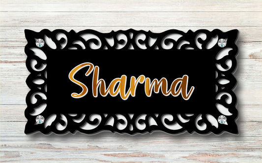 Sharma -  LED Light Name Plate