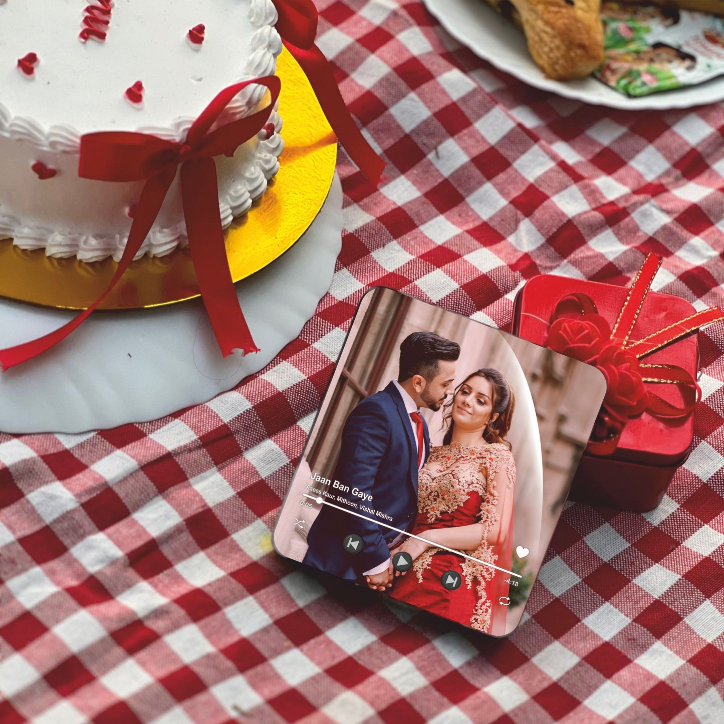 Personalized Fridge Music Magnet, plays custom song