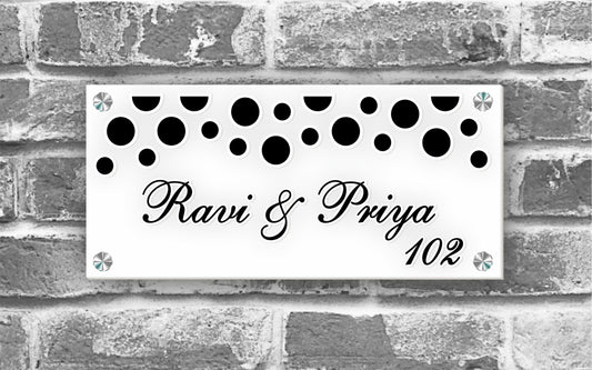 Ravi & Priya -  LED Light Name Plate